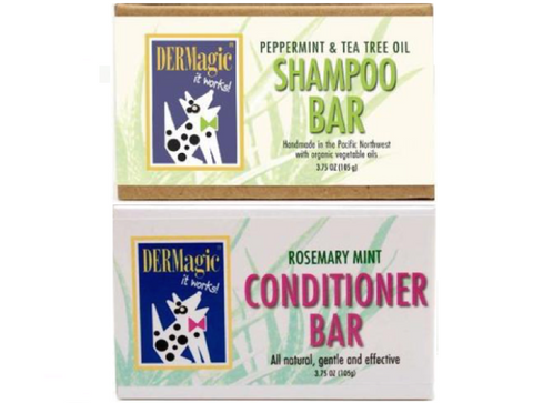 DERMagic Peppermint Shampoo Bar & Rosemary Mint Conditioner