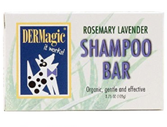 DERMagic Rosemary and Lavender Organic Shampoo Bar for Pets
